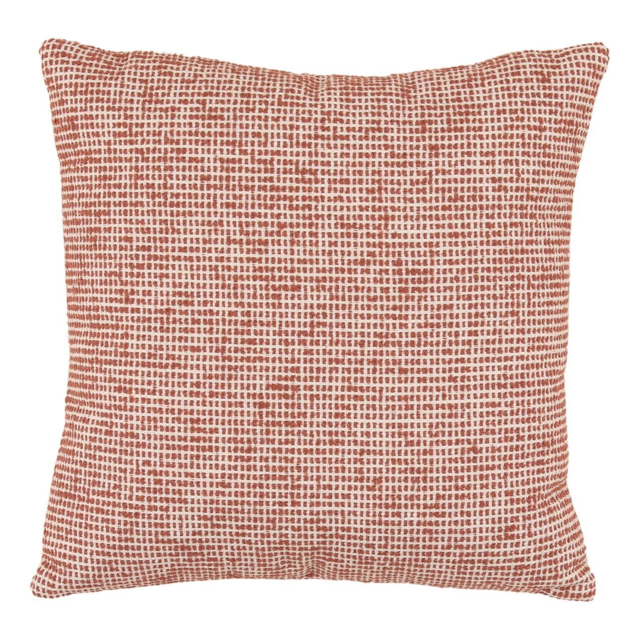 Rust Fabric Cover Pillow 20 in Wide