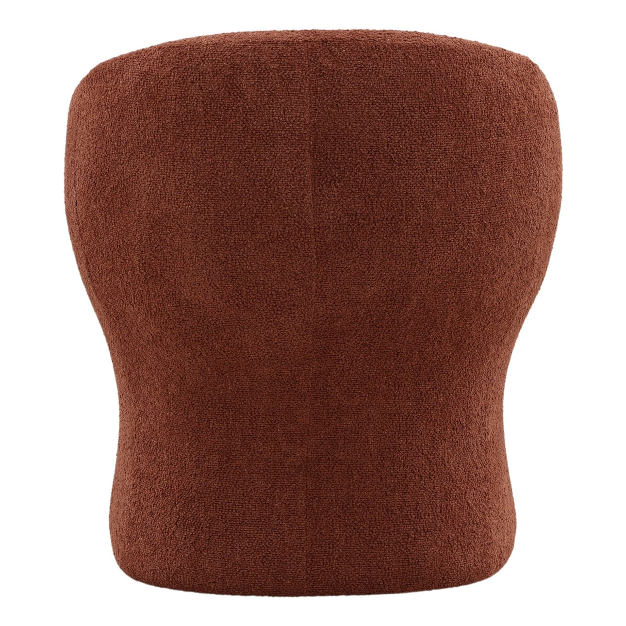 Colorado Rust Chunky Woven Chenille Fabric Chair 28.5 in Wide