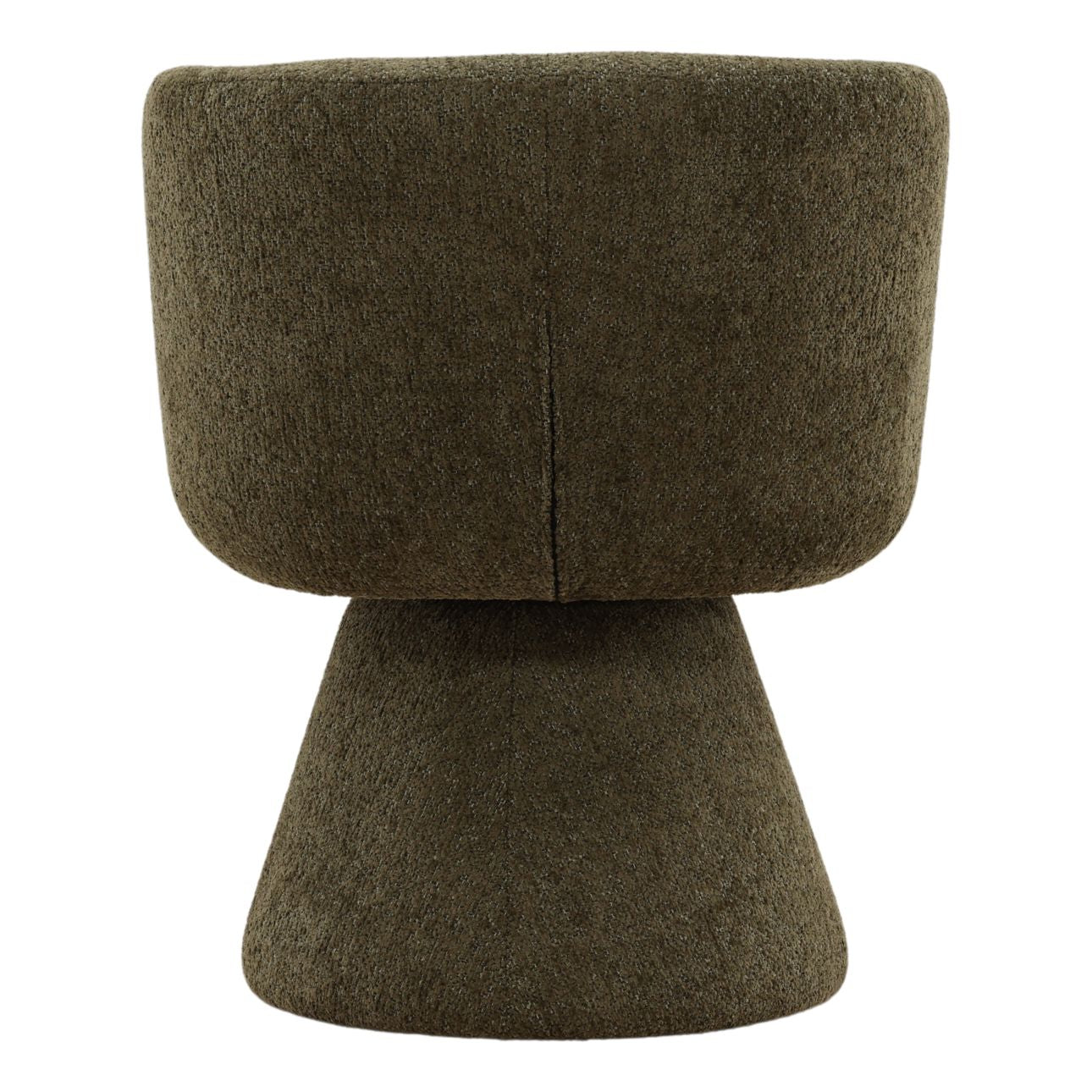 Green Woven Chenille Fabric Chair 25 in Wide