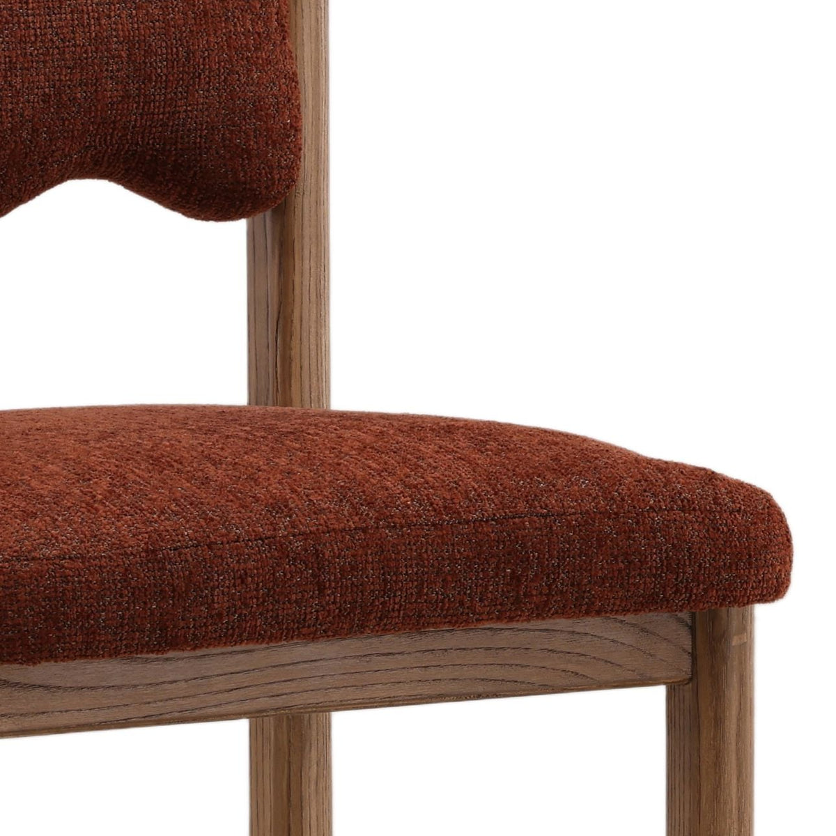Modern Chenille Fabric Dining Chair