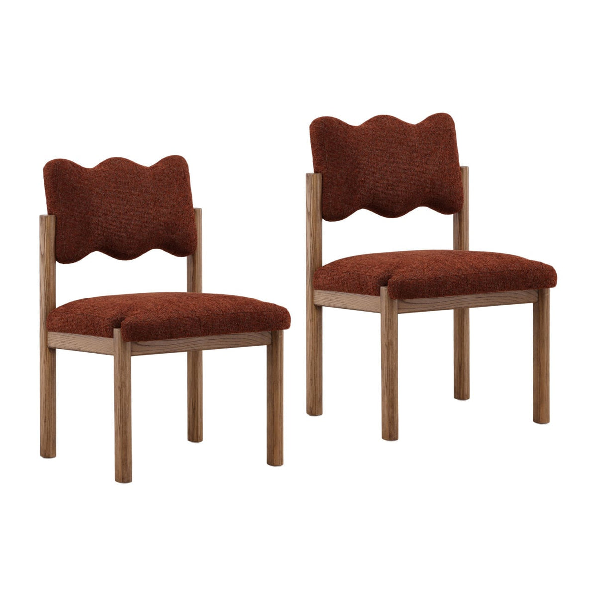 Modern Chenille Fabric Dining Chair