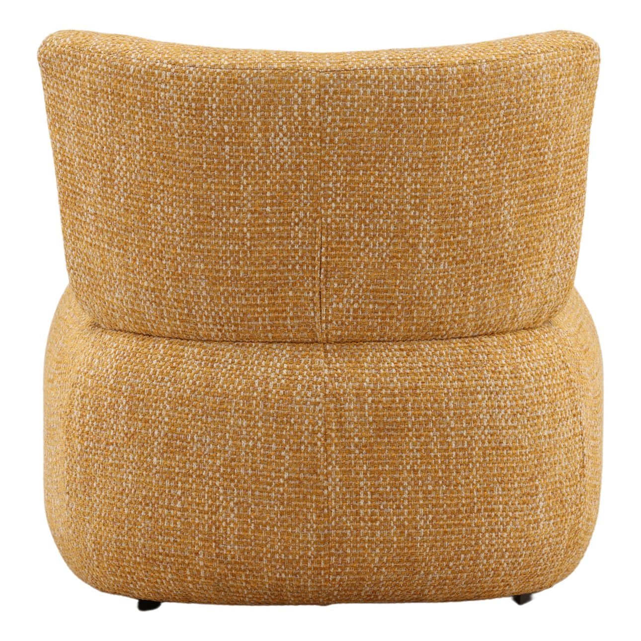 Ochre Multi-tone Textured Fabric Chair 27.5 in Wide