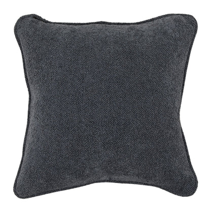 Charlotte Blue Chenille Fabric Pillow 20 in Wide