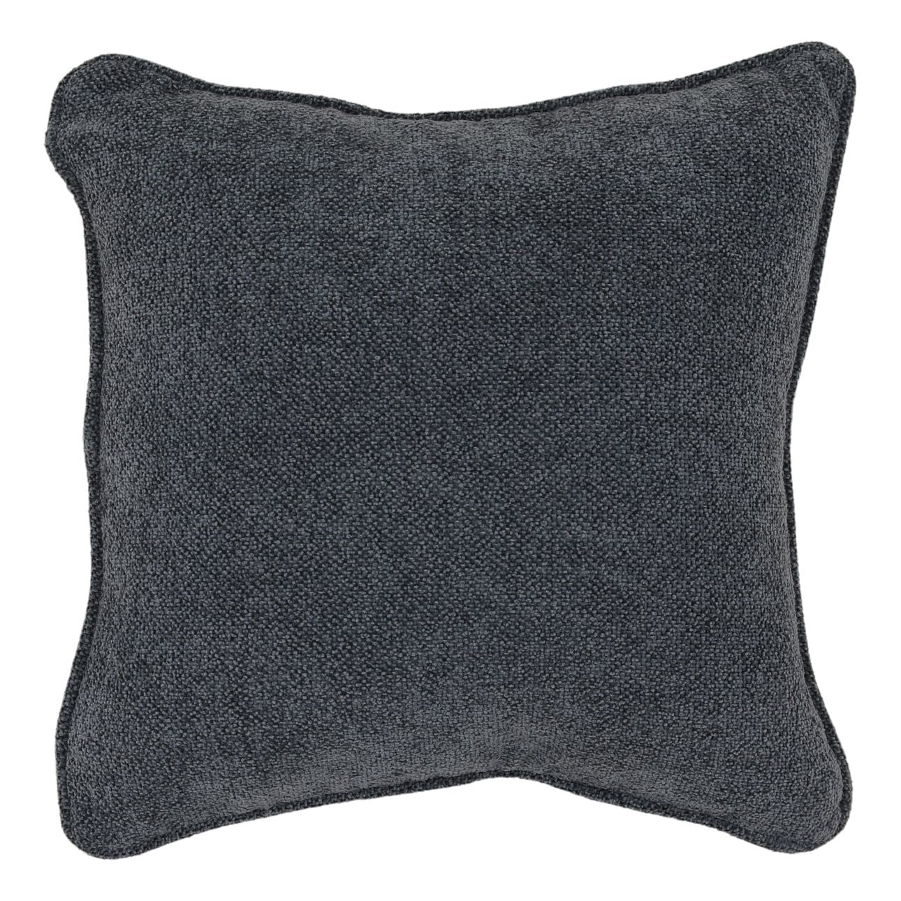 Charlotte Blue Chenille Fabric Pillow 20 in Wide
