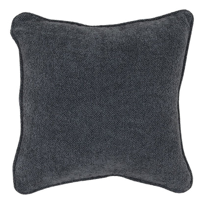 Charlotte Blue Chenille Fabric Pillow 20 in Wide