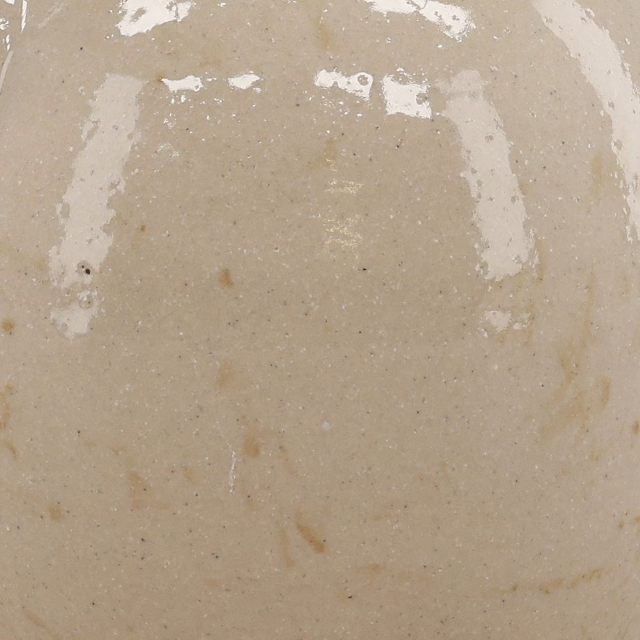 Beige Terracotta Vase 7 in Wide