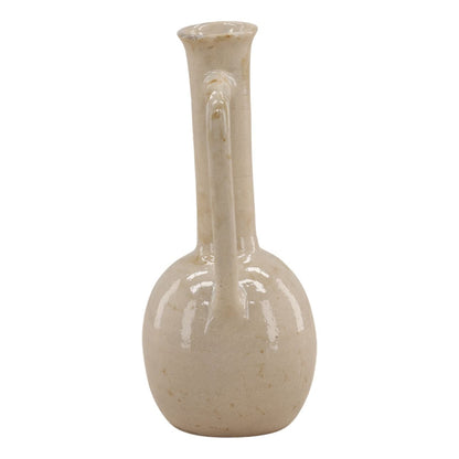Beige Terracotta Vase 7 in Wide