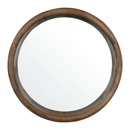 Brown Mindi Wood Mirror 53.5 in Wide