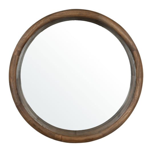 Brown Mindi Wood Mirror 53.5 in Wide
