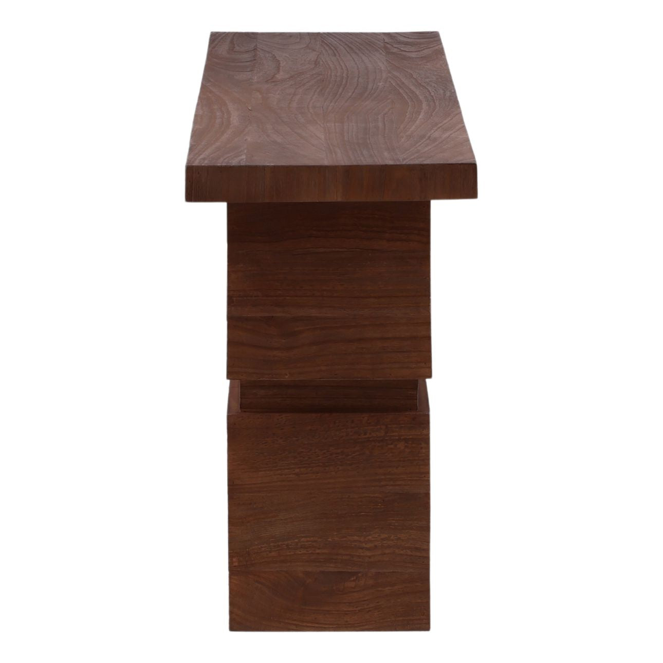 Medium Brown Mindi Wood Table 71 in Wide