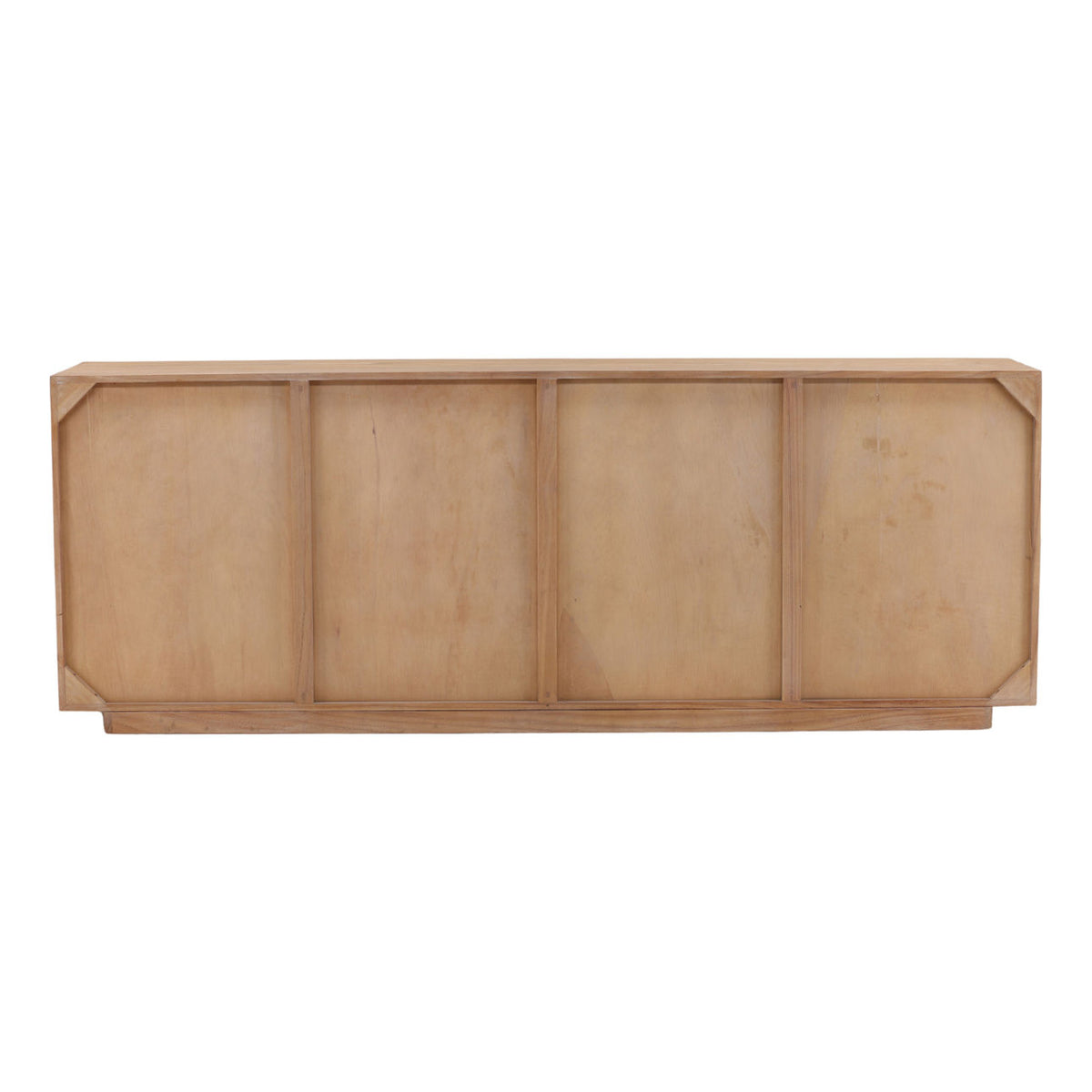 Refined Mindi Wood Cabinet