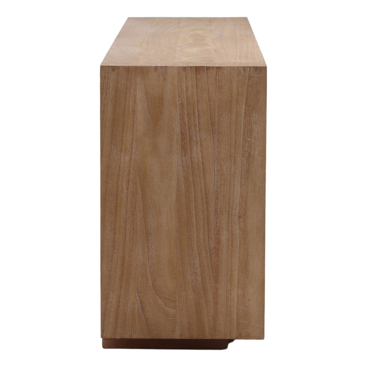 Refined Mindi Wood Cabinet