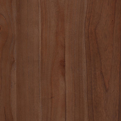 Medium Brown Mindi Wood Sideboard 78.5 in Wide