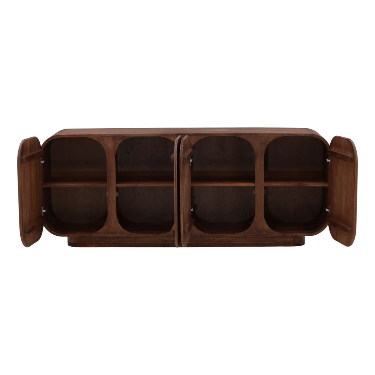 Curated Mindi Wood Cabinet