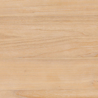Light Natural Mindi Wood Table 55 in Wide