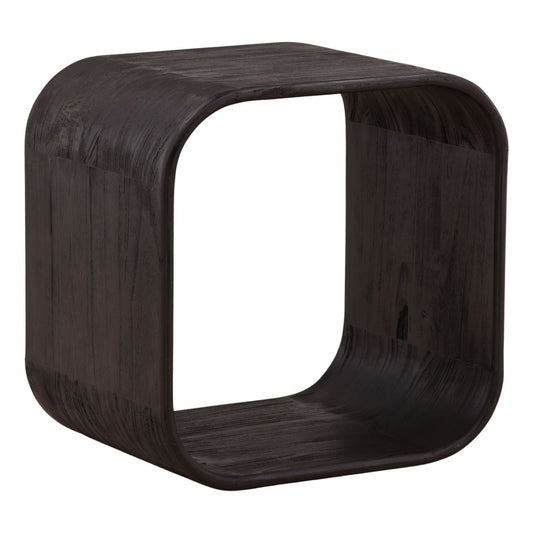 Dark Brown Mindi Wood Table 22 in Wide