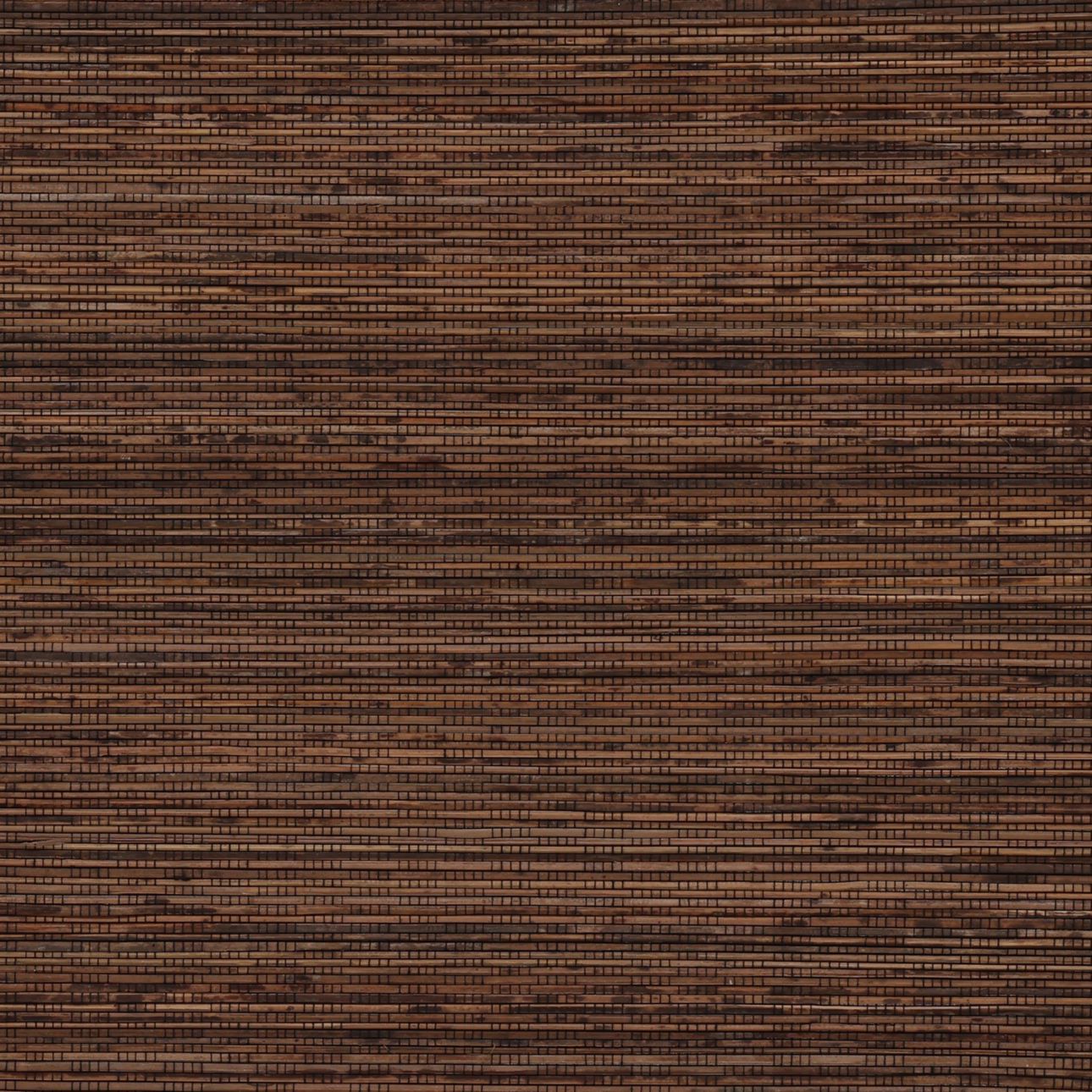 Brown Mindi Wood and Coconut Leaf Rattan Sideboard 41.5 in Wide