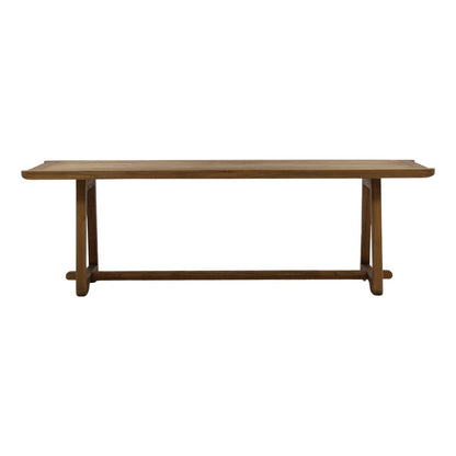 Brown Mindi Wood Table 94.5 in Wide