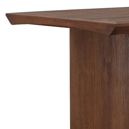 Brown Mindi Wood Table 96.5 in Wide