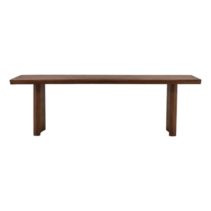 Brown Mindi Wood Table 96.5 in Wide