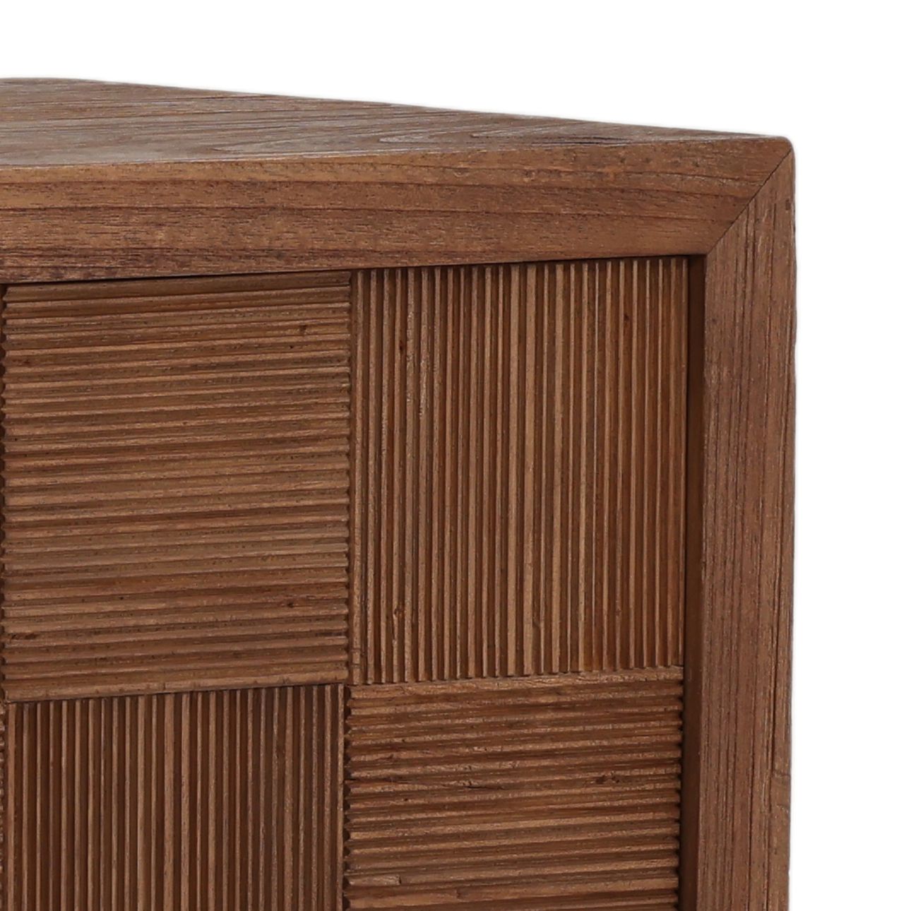 Brown Mindi Wood Sideboard 73 in Wide