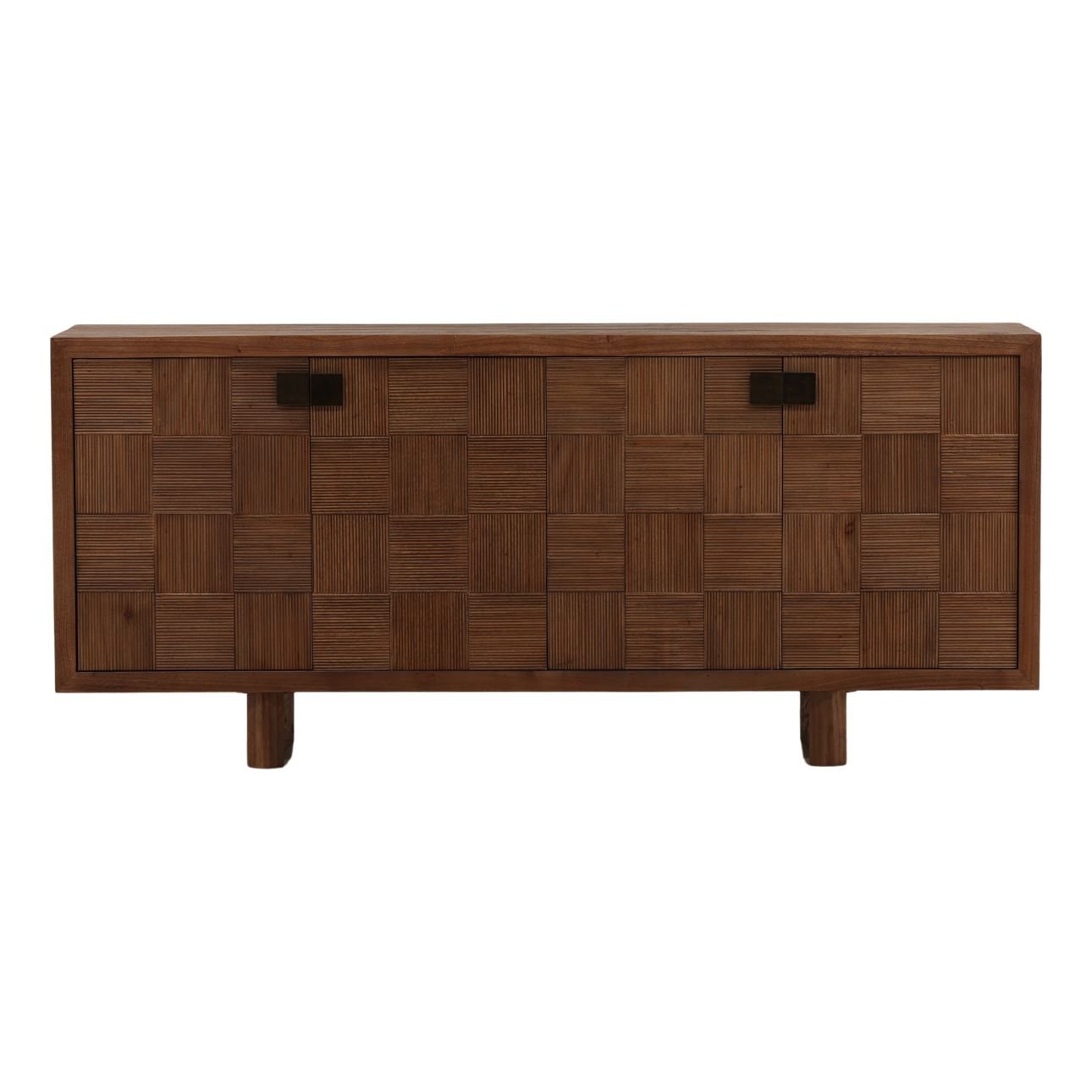 Brown Mindi Wood Sideboard 73 in Wide