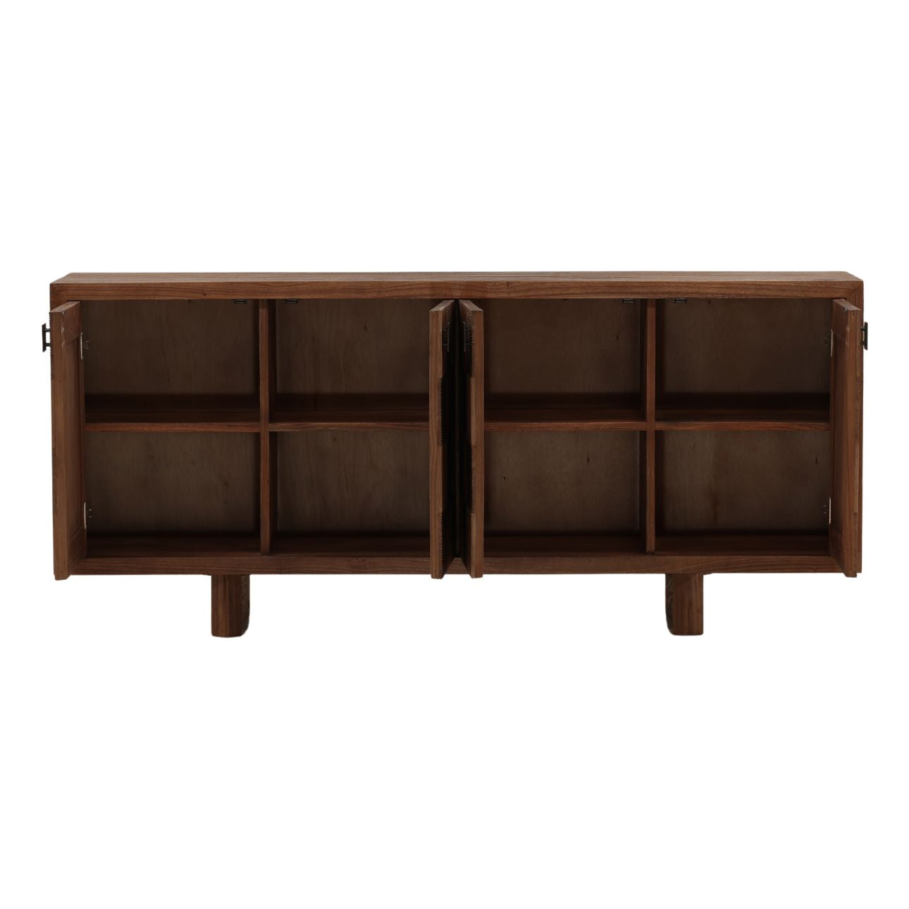 Brown Mindi Wood Sideboard 73 in Wide