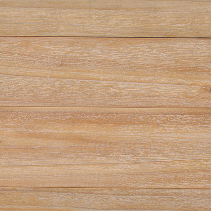 Light Natural Mindi Wood Table 65 in Wide
