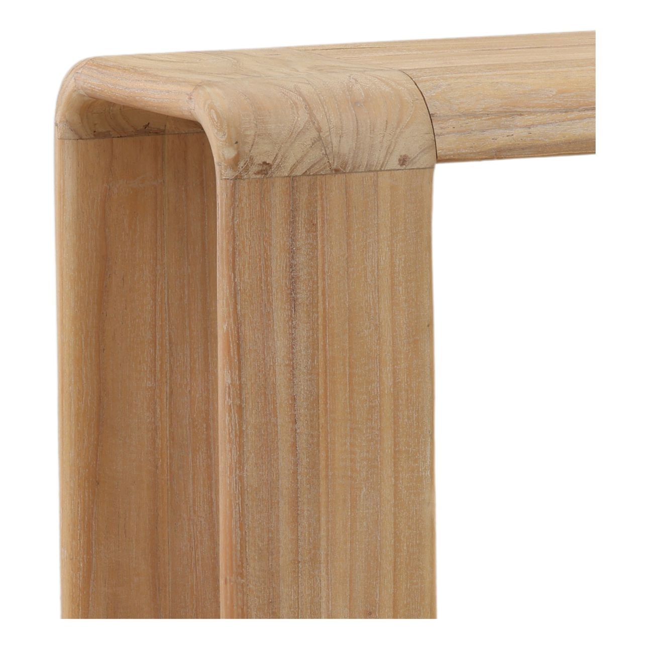 Light Natural Mindi Wood Table 65 in Wide