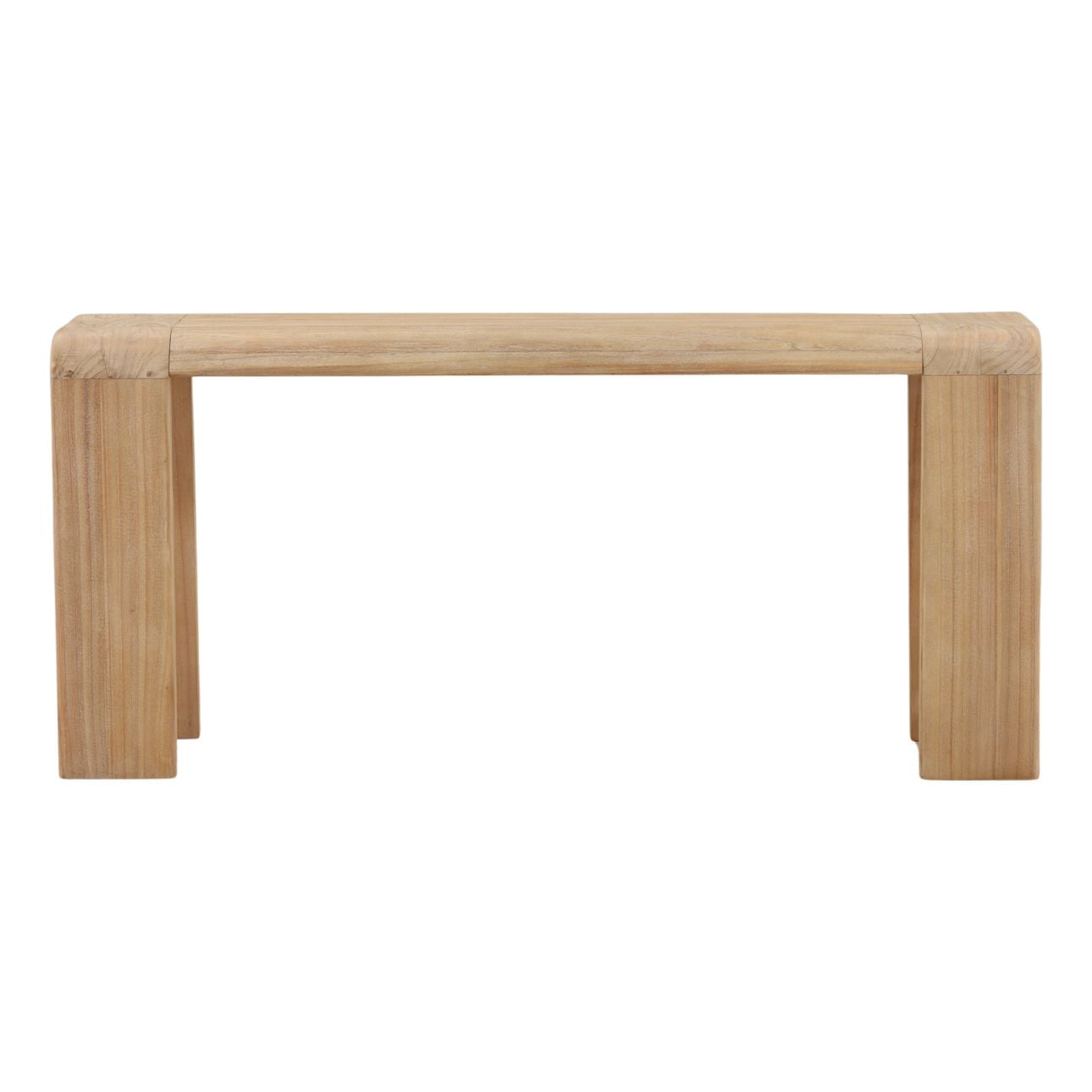 Light Natural Mindi Wood Table 65 in Wide