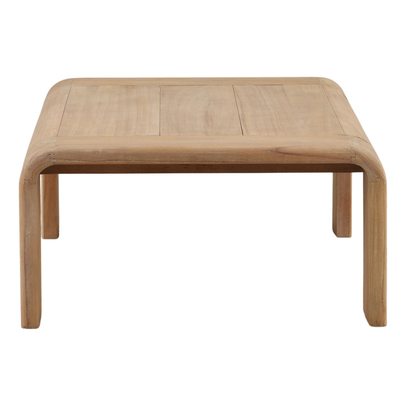 Light Natural Mindi Wood Table 55 in Wide