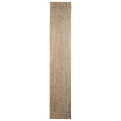 Light Warm Wash Sealed Finish Reclaimed Pine Wood Bookcase 48 in Wide