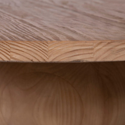 Natural Wood Finish Reclaimed Pine Wood Table 42 in Wide