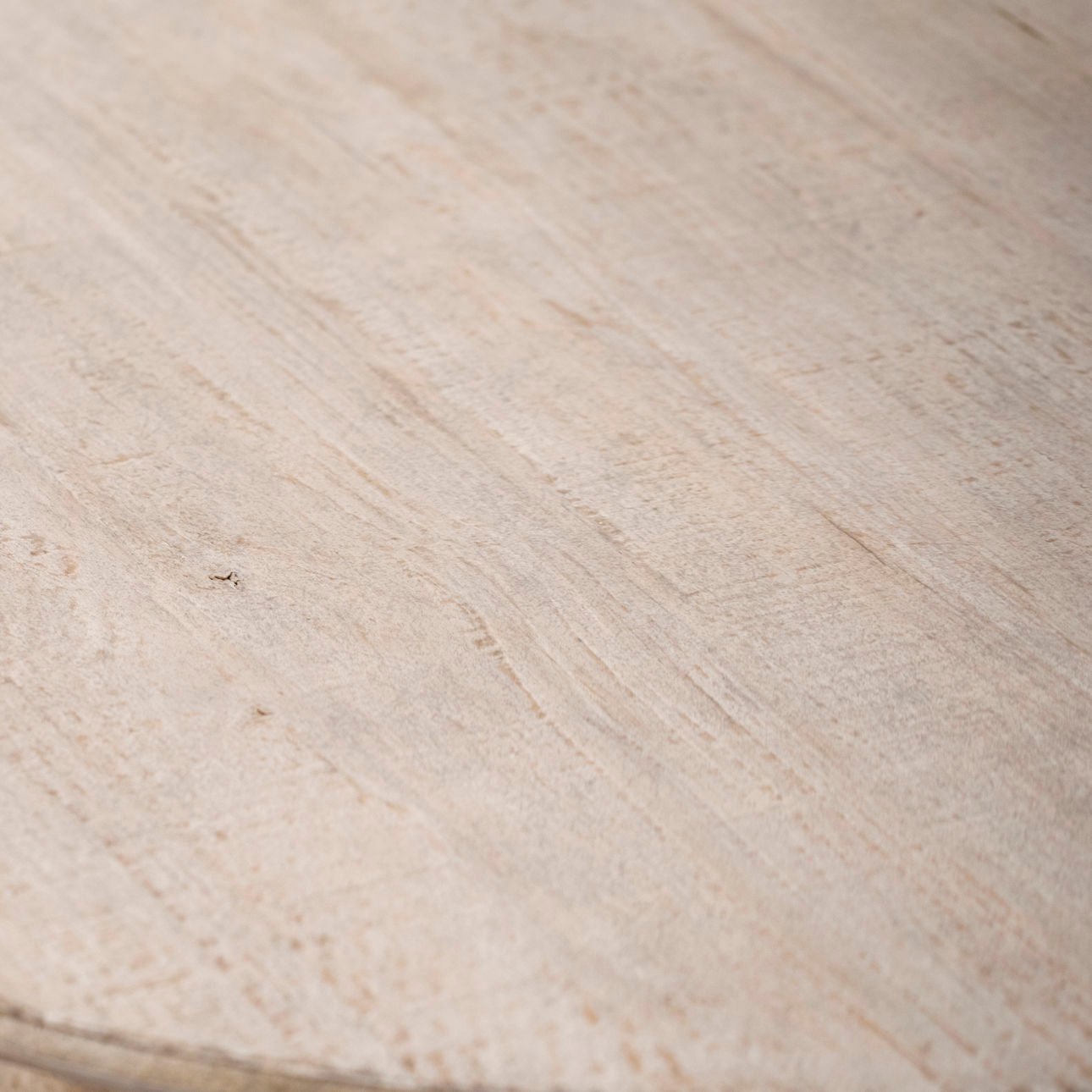 Light Warm Wash Finish Reclaimed Pine Wood Table 42 in Wide