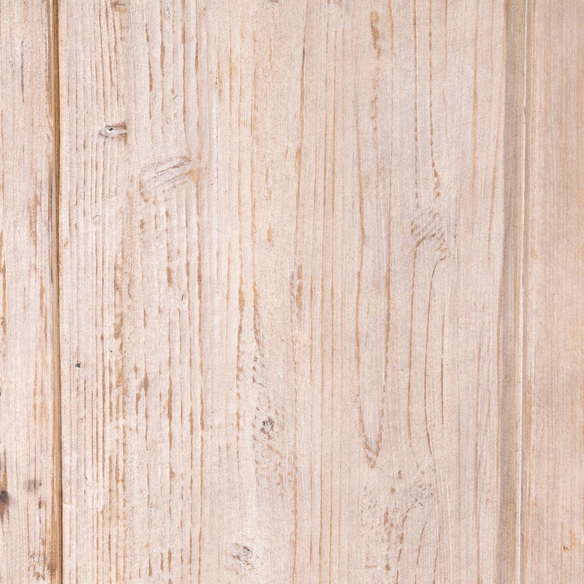 Artisan Reclaimed Pine Wood and Glass Panel Doors Cabinet