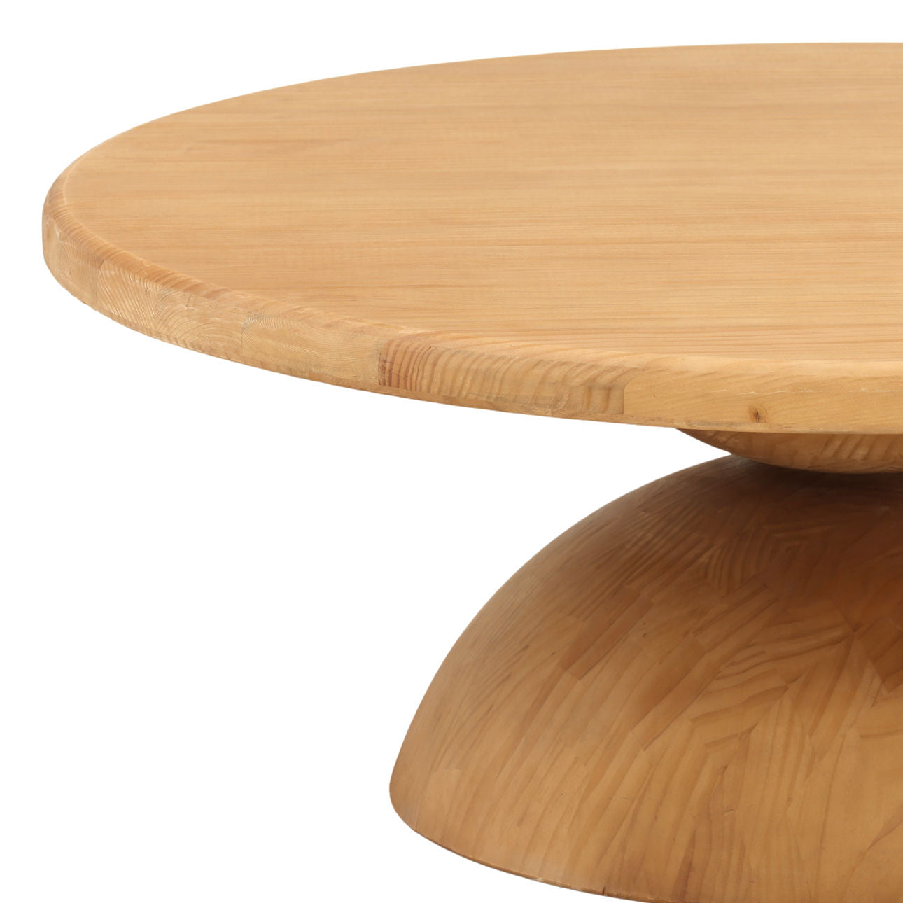 Natural Finish Reclaimed Pine Wood Table 42 in Wide