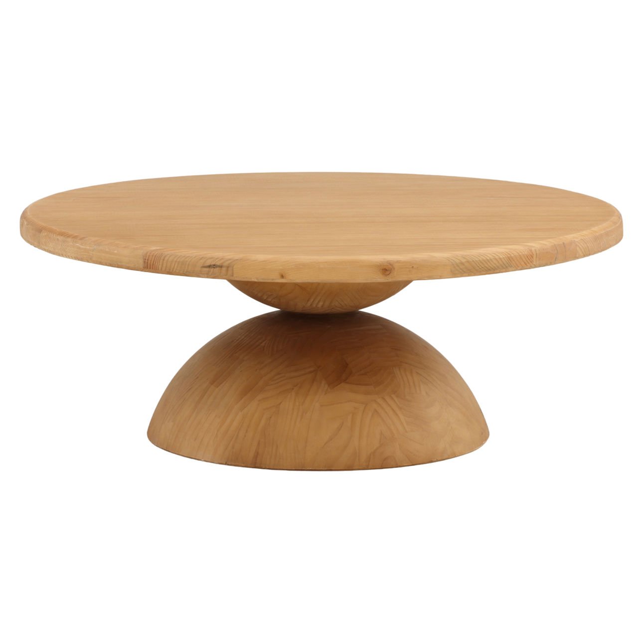 Natural Finish Reclaimed Pine Wood Table 42 in Wide