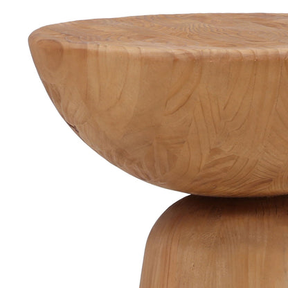 Natural Finish Reclaimed Pine Wood Table 18 in Wide