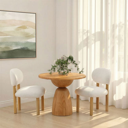 Natural Finish Reclaimed Pine Wood Table 36 in Wide