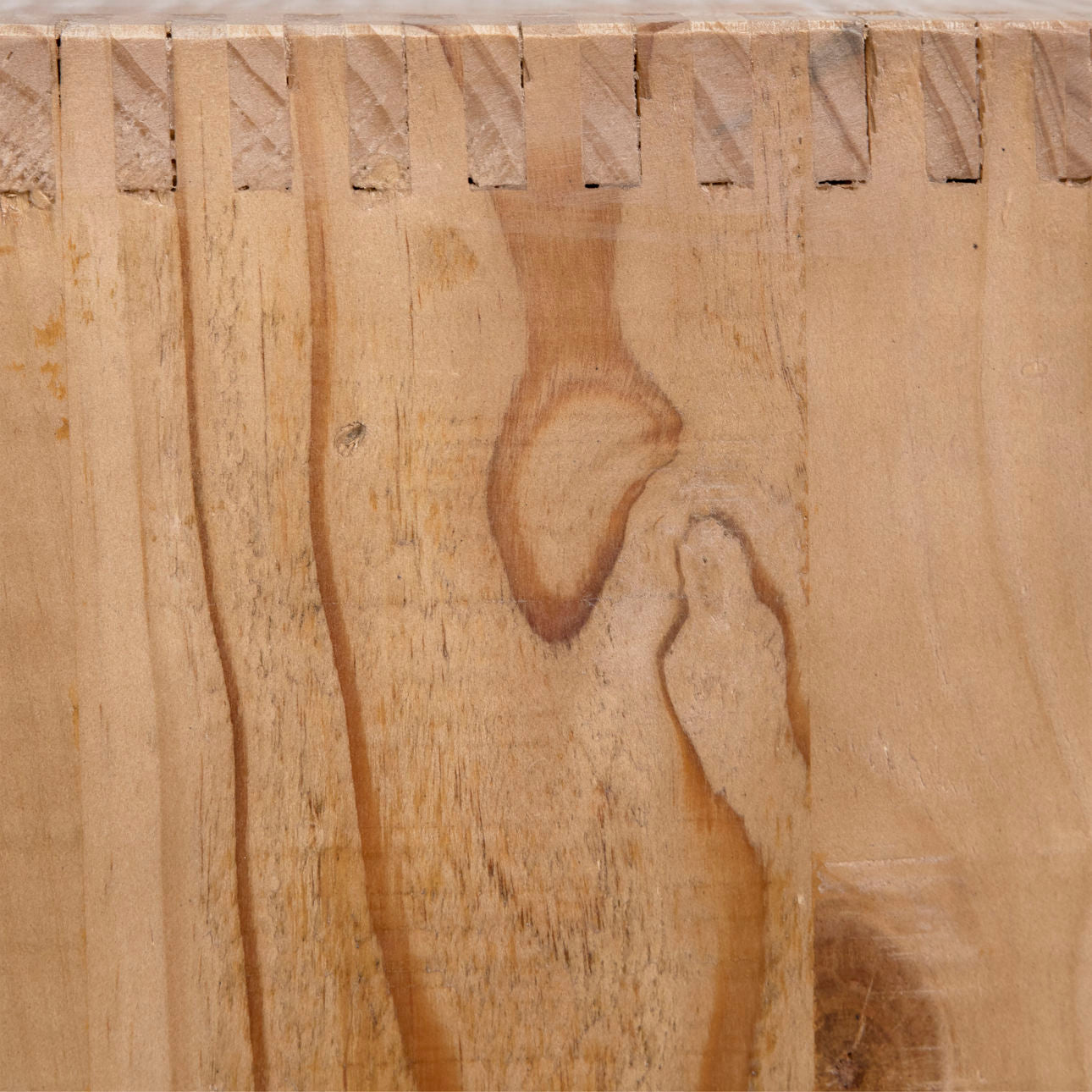 Natural Finish Reclaimed Pine Wood Sideboard 30 in Wide