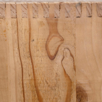 Natural Finish Reclaimed Pine Wood Sideboard 30 in Wide
