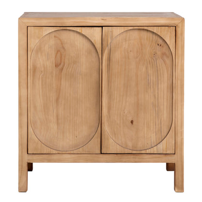 Natural Finish Reclaimed Pine Wood Sideboard 30 in Wide