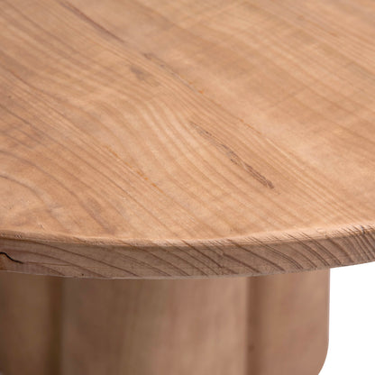 Natural Finish Solid Reclaimed Pine Wood Table 48 in Wide