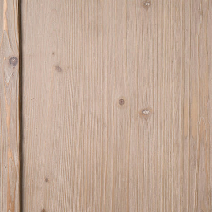 Light Warm Wash Sealed Finish Reclaimed Pine Wood Sideboard 109 in Wide
