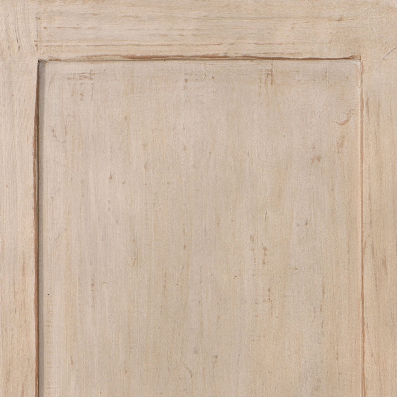 Light Warm Wash Sealed Finish Reclaimed Pine Wood Sideboard 109 in Wide