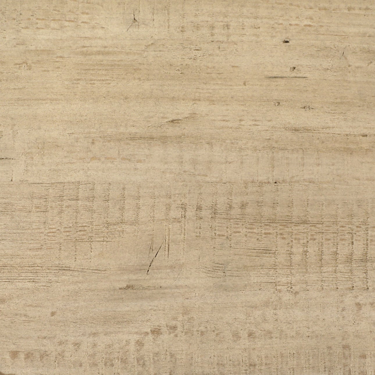 Light Warm Wash Finish Reclaimed Pine Wood Table 50 in Wide