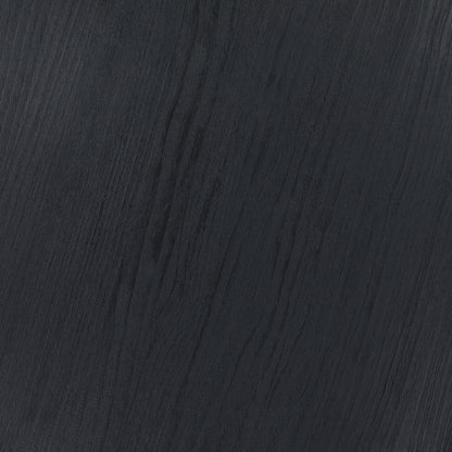 Matte Black Reclaimed Pine Wood Table 52 in Wide