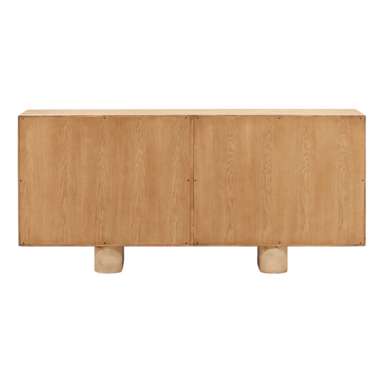 Light Natural Reclaimed Pine Wood Sideboard 73 in Wide