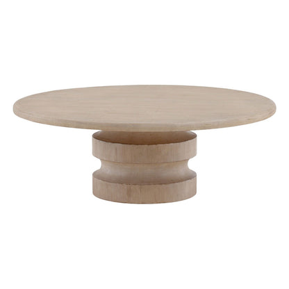 Light Warm Wash Reclaimed Pine Wood Table 45 in Wide