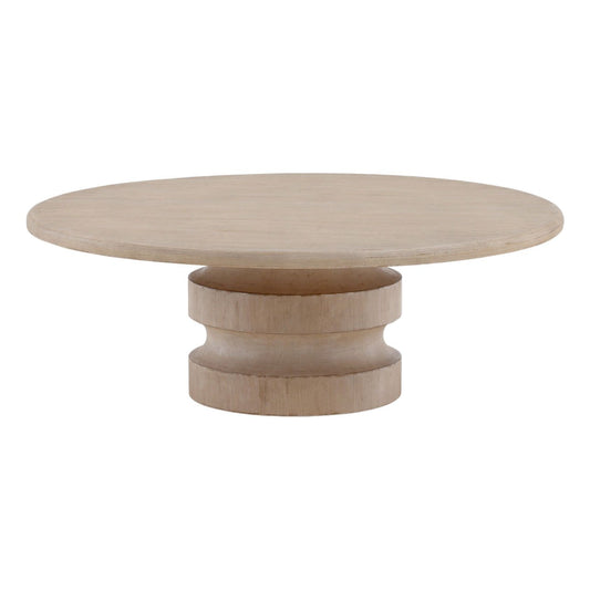 Light Warm Wash Reclaimed Pine Wood Table 45 in Wide
